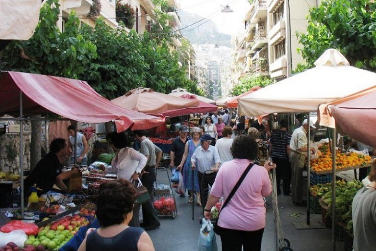 Λαϊκή αγορά στη Λάρισα