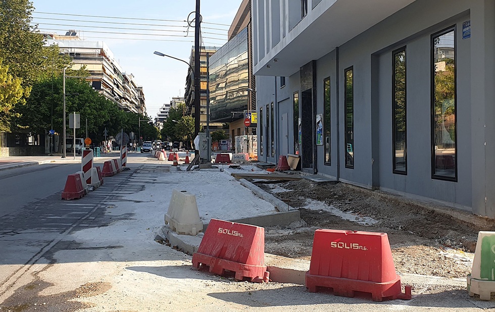 Εργασίες σε νέο τμήμα της οδού Ανθ.Γαζή από Δευτέρα - Σε ισχύ κυκλοφοριακές ρυθμίσεις