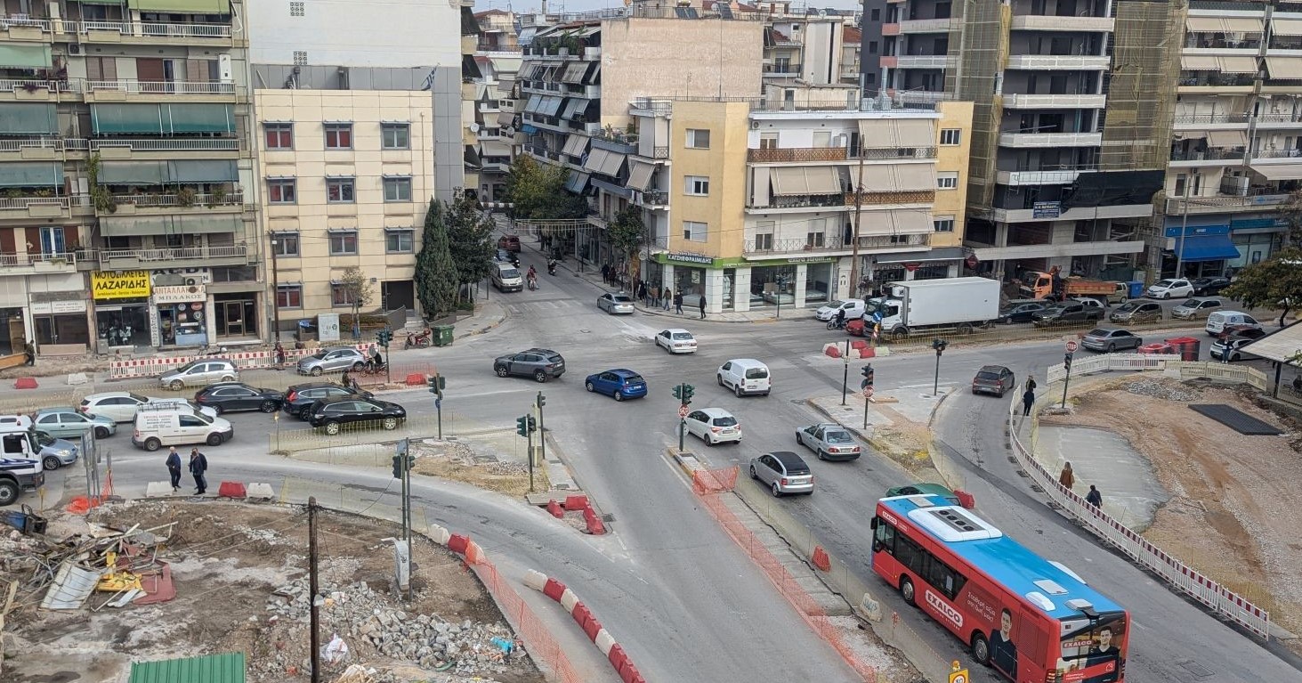 Νέες εργασίες στην οδό Παναγούλη για τον κυκλικό κόμβο - Σε ισχύ από αύριο, Τρίτη, κυκλοφοριακές ρυθμίσεις 